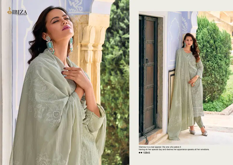 Simayaa By Ibiza Lawn Cotton Printed Salwar Kameez Suppliers In India
